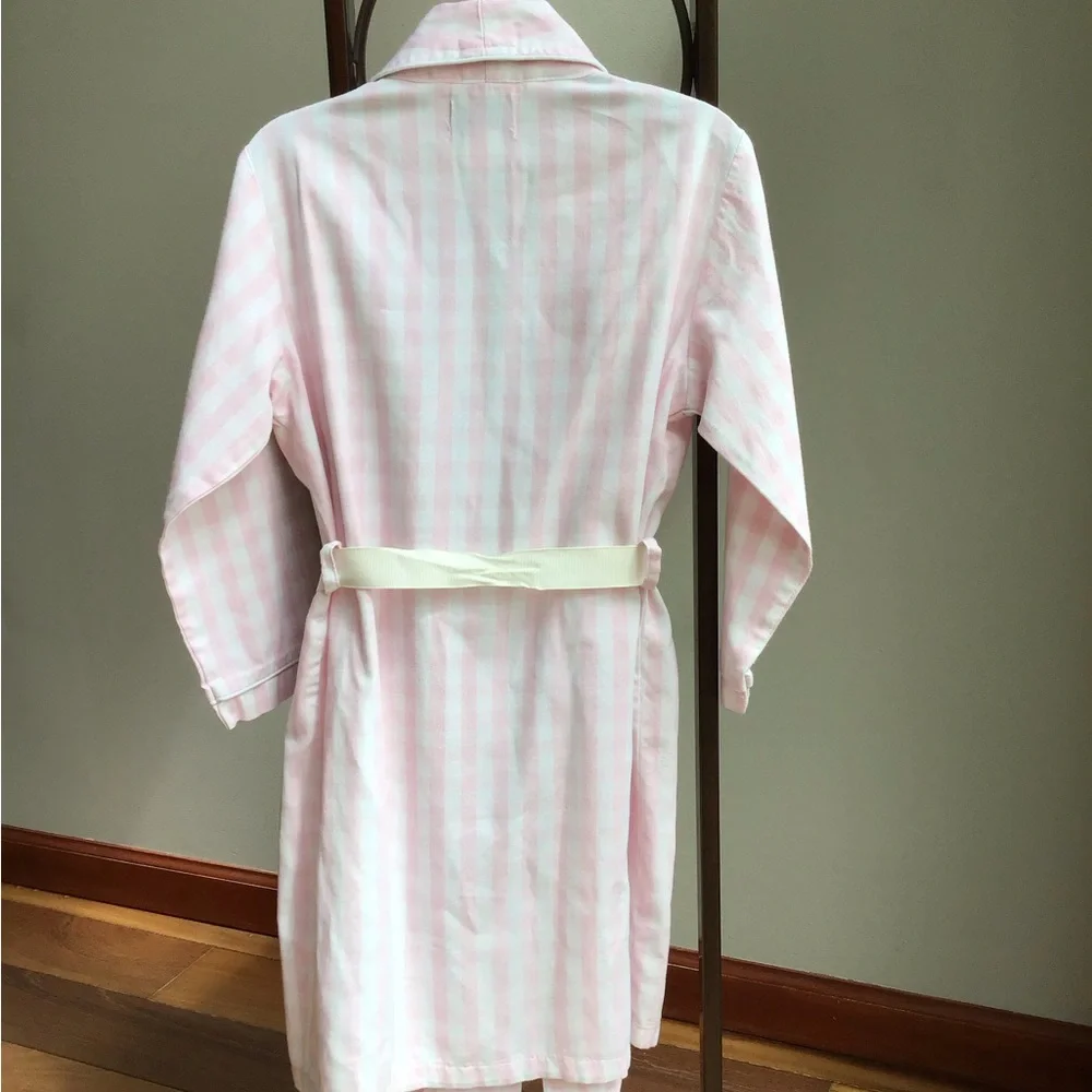 Petite‎ Plume Robe Bath Gingham Print Sleepwear Luxurious